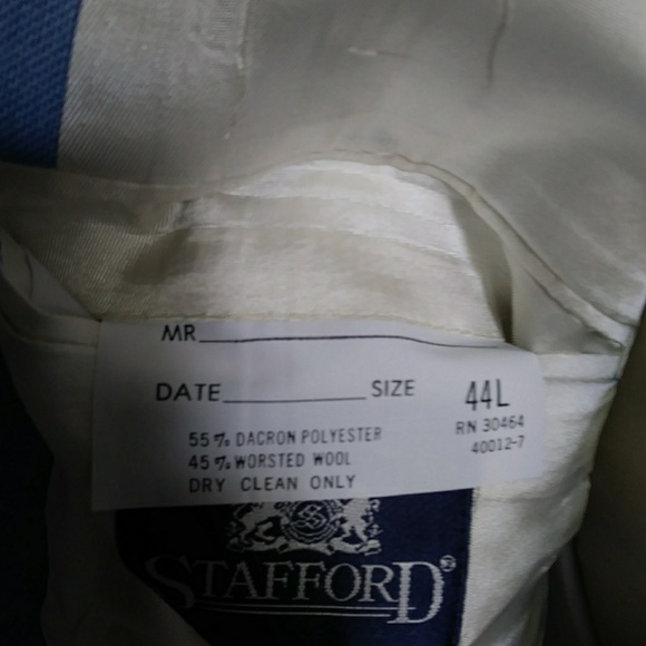Stafford Sport Coat 2 BTN Size 44L - Picture 6 of 7